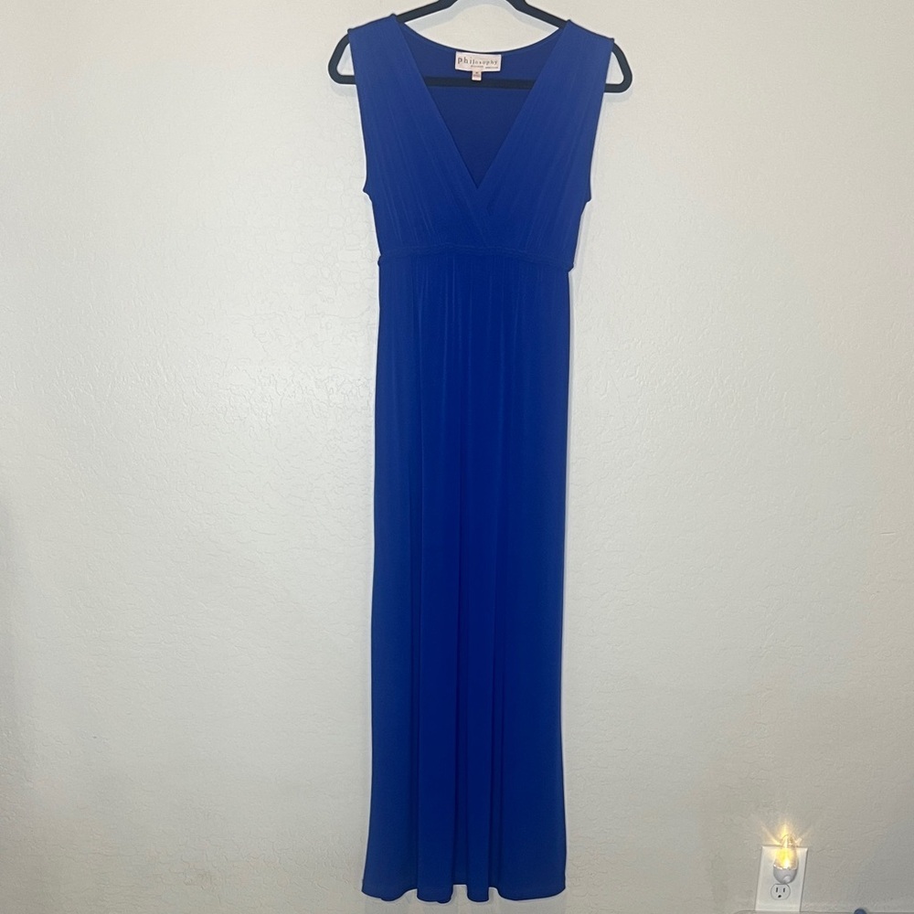 Philosophy Royal Blue Maxi Dress